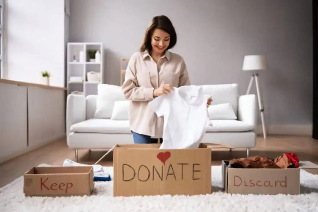 Minimalist home decluttering