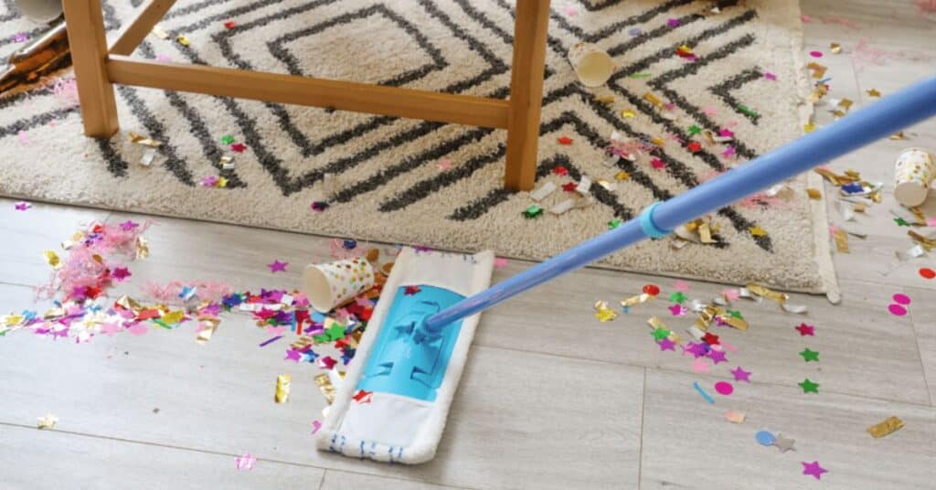 Bounce back from clutter
